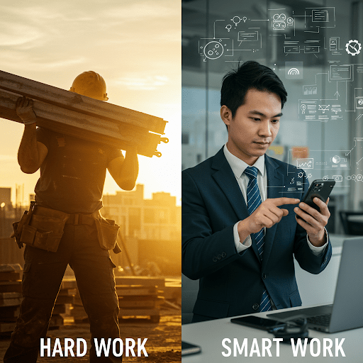 Read more about the article Hard Work vs. Smart Work: Finding the Balance